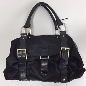 Botkier Black Satin Sasha Handbag